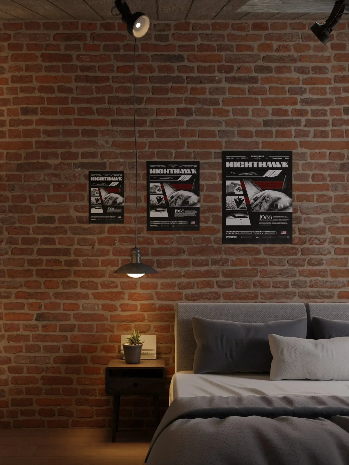 Retro F117 Nighthawk Premium Matte Poster - Missileer Posters