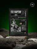 F22 Raptor Brutalism Premium Matte Poster - Missileer Posters