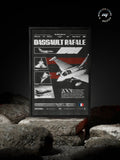 Retro Dassault Rafale Premium Matte Poster - Missileer Posters