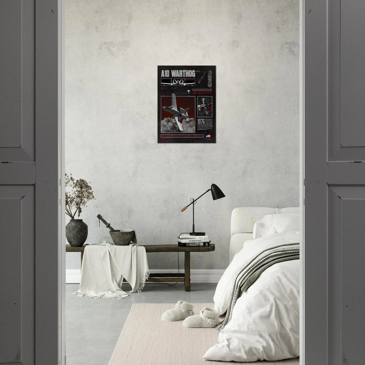 A10 Warthog Brutalism Premium Matte Poster - Missileer Posters
